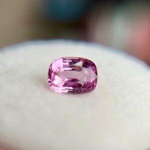 💖🔥 1.22 CT Natural PINK SAPPHIRE Unheated Certified Cushion Gem